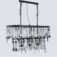 Φωτιστικό Κρεμαστό 6xE14 230V Μαύρο 955DINNER6